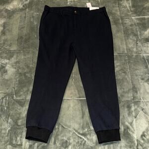 Ben Sherman Hurdle Jogger Pants Men's XL Navy Blue Stretch Pockets Performance